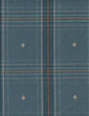 Upholstery Fabric Plaid Cheerful Check Denim Toto Fabrics