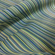 Momentum Chromatic Grotto Stripe Blue Upholstery Fabric