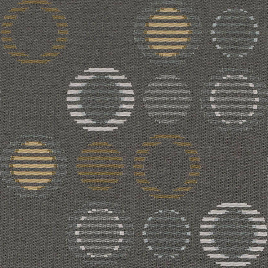 Arc-Com Fabrics Upholstery Fabric Geometric Circles  Cirque Fog Toto Fabrics