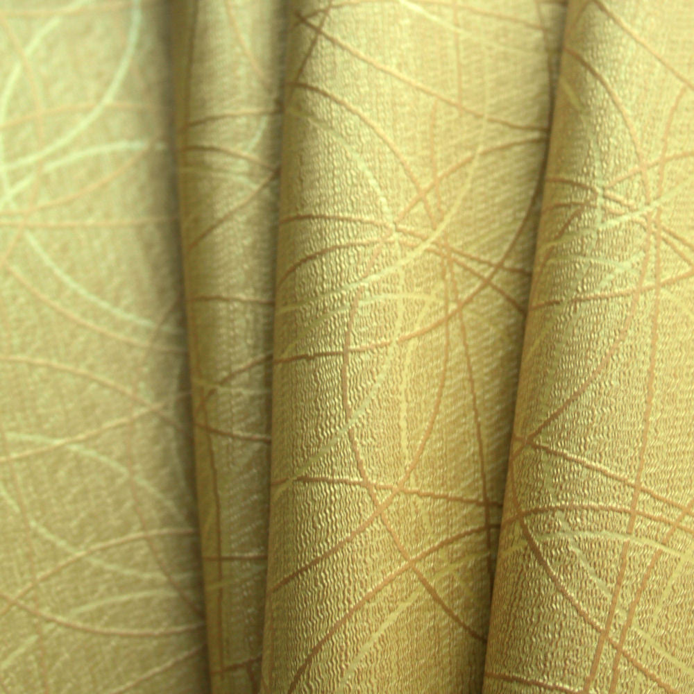 Remnant of CF Stinson Cirque Gold Yellow Upholstery Vinyl