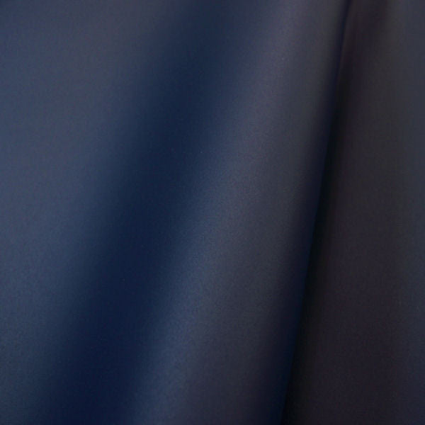 Remnant of Clean Slate Indigo Vinyl Upholstery Fabric