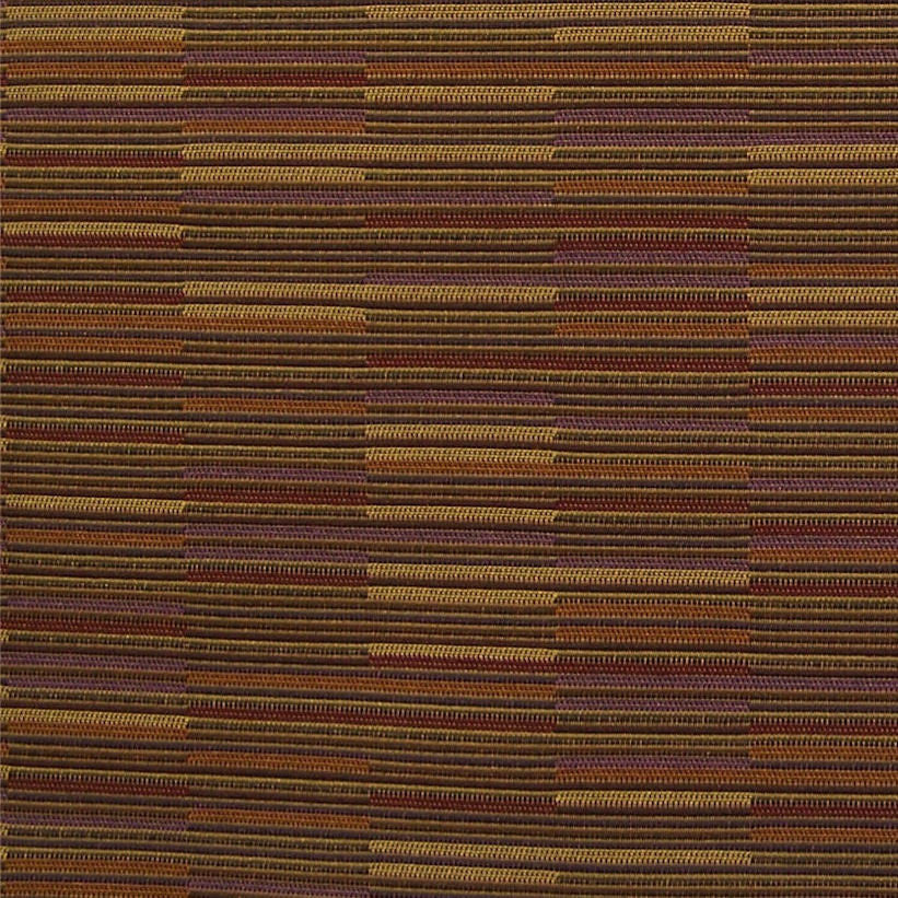 Maharam Fabrics Upholstery Fabric Multi Color Rectangle Stripe Coincide Raisin Toto Fabrics