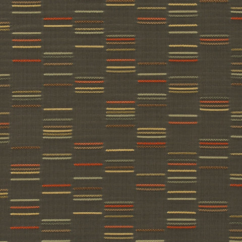 Upholstery Fabric Staggered Stripe Column Sepia Toto Fabrics