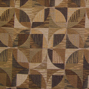 Copernicus Rockies Brown Geometric Rib Textured Upholstery Fabric