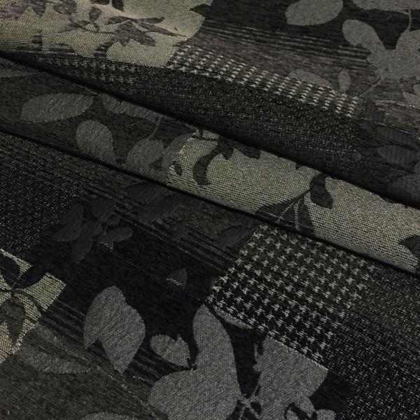 True Textiles Upholstery Fabric Chenille Cornwall Charcoal Toto Fabrics