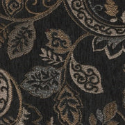 Upholstery Fabric Paisley Leaf Design Courageous Onyx Toto Fabrics