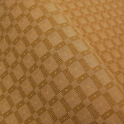 Upholstery Fabric Brown Square Lattice Crossbox Wheat Toto Fabrics