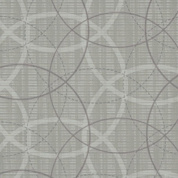 Designtex Crosswind Fog Geometric Vinyl Grey Upholstery Fabric