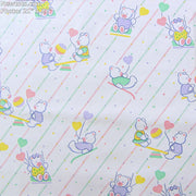 Upholstery Fabric Pastel Nursery Print Cuddle Bear Playtime Toto Fabrics