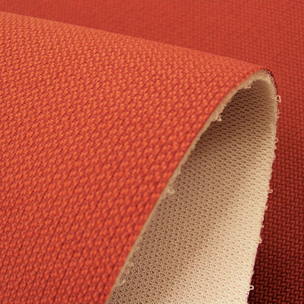 Upholstery Fabric Mini Herringbone Davo Poppy Foam Back Toto Fabrics