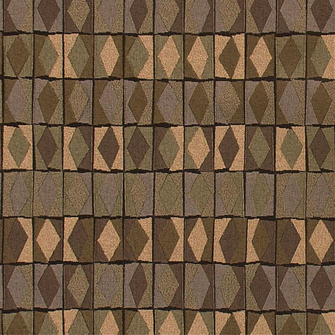Arc-Com Fabrics Upholstery Fabric Neutral Geometric Diamond Derby Earth Toto Fabrics