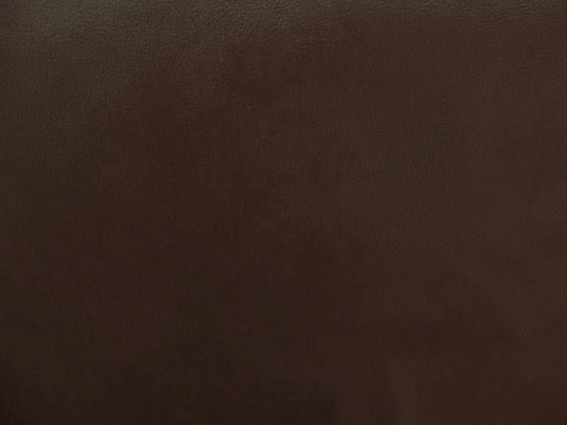 Diego Espresso Solid Brown Leather Blend Upholstery Fabric