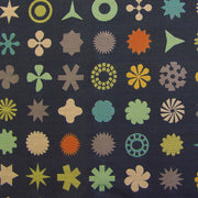 Maharam Fabrics Upholstery Fabric Remnant Dingbats Indigo
