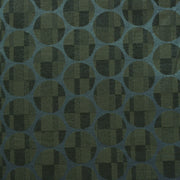 Maharam Disc Somber Circles And Squares Blue Upholstery Fabric