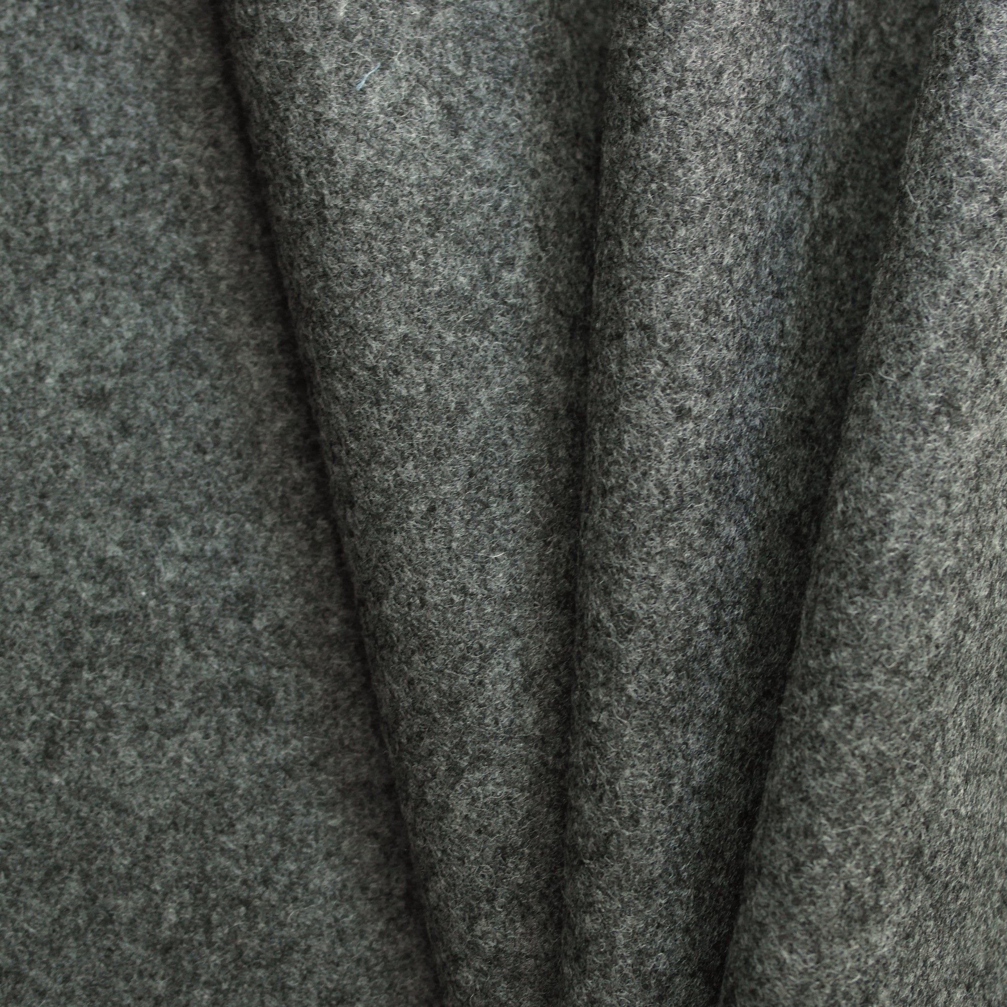 Remnant of Kvadrat Divina Melange 170 Gray Upholstery Fabric