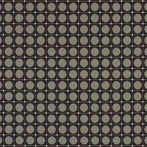 HBF Dot Grid Black And White Geometric Upholstery Fabric