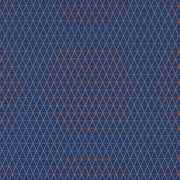 HBF Textiles Upholstery Fabric Outdoor Sunbrella Dot Structure Blue And Orange Toto Fabrics