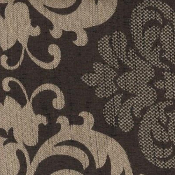 Upholstery Fabric Damask Dumfries Chocolate Toto Fabrics