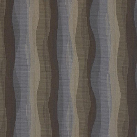 Momentum Textiles Upholstery Fabric Wavy Stripe Ebb Atlantic Toto Fabrics