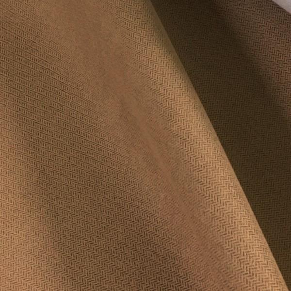 Echo Cafe Herringbone Faux Suede Brown Upholstery Fabric