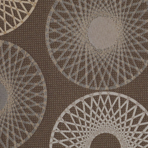 Mayer Upholstery Fabric Large Scale Spirograph Ecosphere Smoke Toto Fabrics