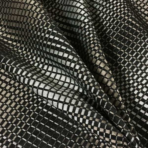 Swavelle Mill Creek Edgy Black Chenille Black Upholstery Fabric
