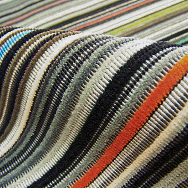 Upholstery Fabric Paul Smith Designer Chenille Epingle Stripe Lead Toto Fabrics