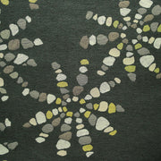 Estrella Stone Large Abstract Starburst Brown Upholstery Fabric