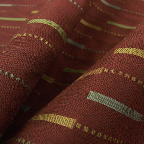 Upholstery Fabric Geometric Etc Russet Toto Fabrics