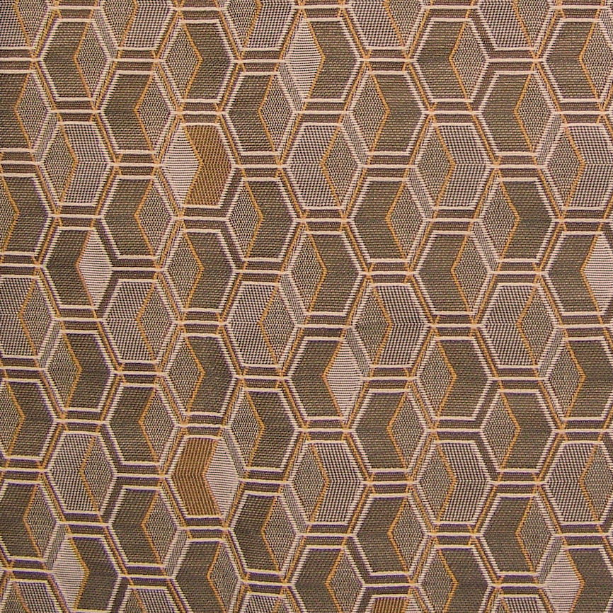 Upholstery Fabric Hexagon  Facet Stone Toto Fabrics