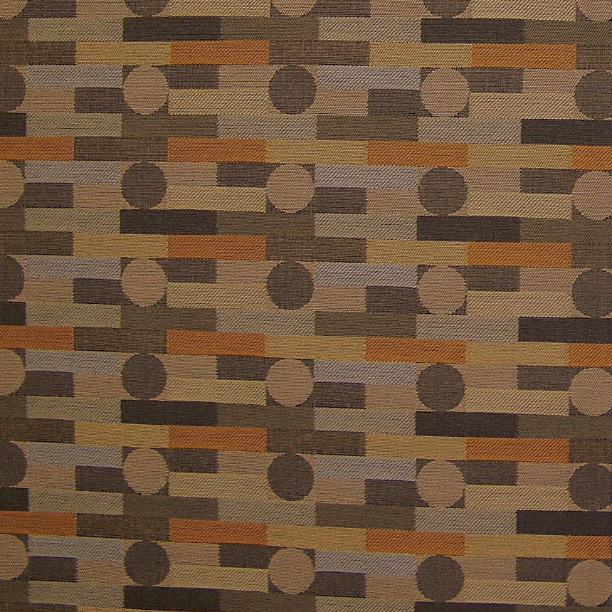 CF Stinson Upholstery Fabric Crypton Rectangles And Circles Fenestra Quail Toto Fabrics