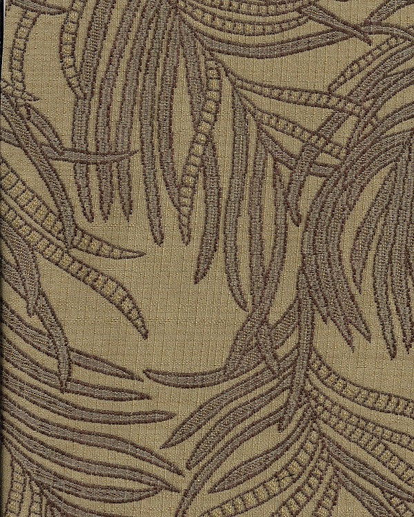Upholstery Fabric Leaf Pattern Fern Cocoa Toto Fabrics