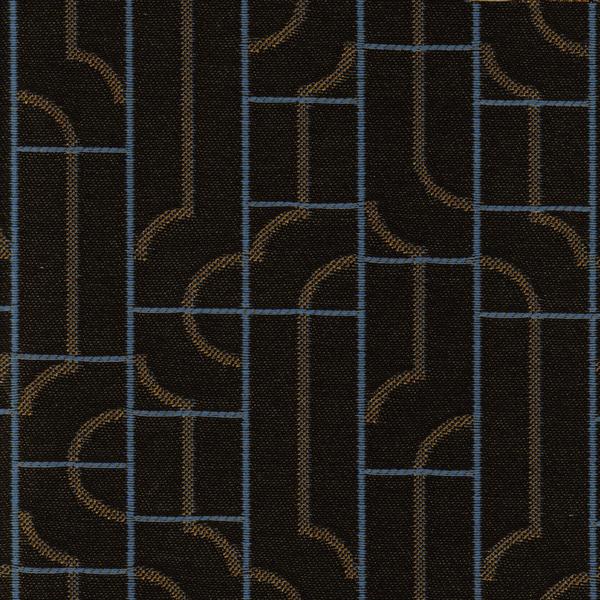 Maharam Fiddle Ink Geometric Crypton Gray Upholstery Fabric