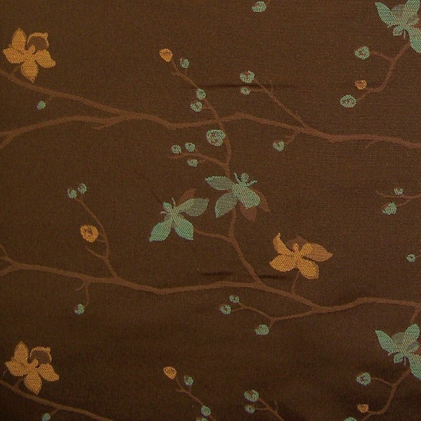 Arc-Com Fiore Chestnut Upholstery Fabric