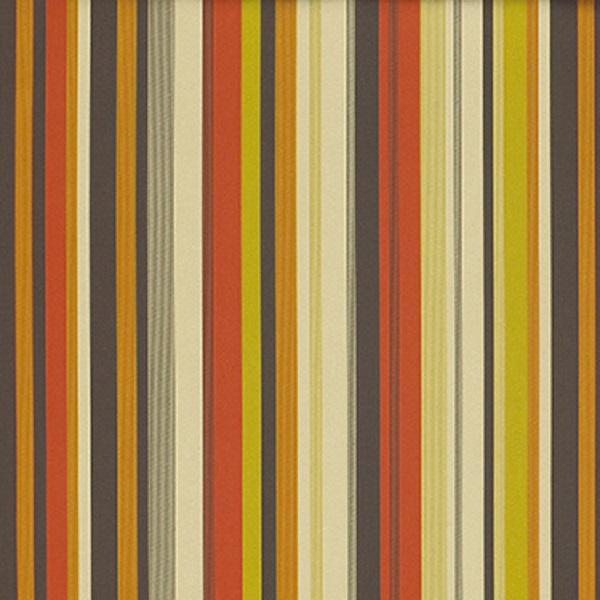 Momentum Fleet Miami Stripe Orange Upholstery Fabric