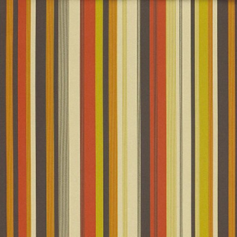 Momentum Fleet Miami Stripe Orange Upholstery Fabric
