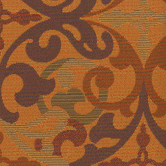 Upholstery Fabric Crypton Large Scale Scroll Flourish Grecian Clay Toto Fabrics