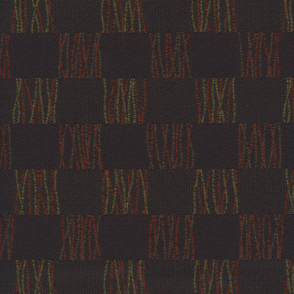 Upholstery Fabric Striped Checkerboard Freehand Eggplant Toto Fabrics