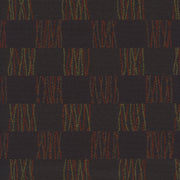 Upholstery Fabric Striped Checkerboard Freehand Eggplant Toto Fabrics