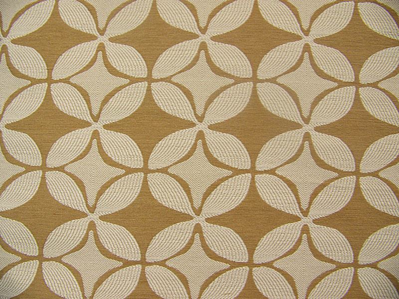 Remnant of Gaia Blanca Peak Tan & Brown & Ivory Upholstery Fabric