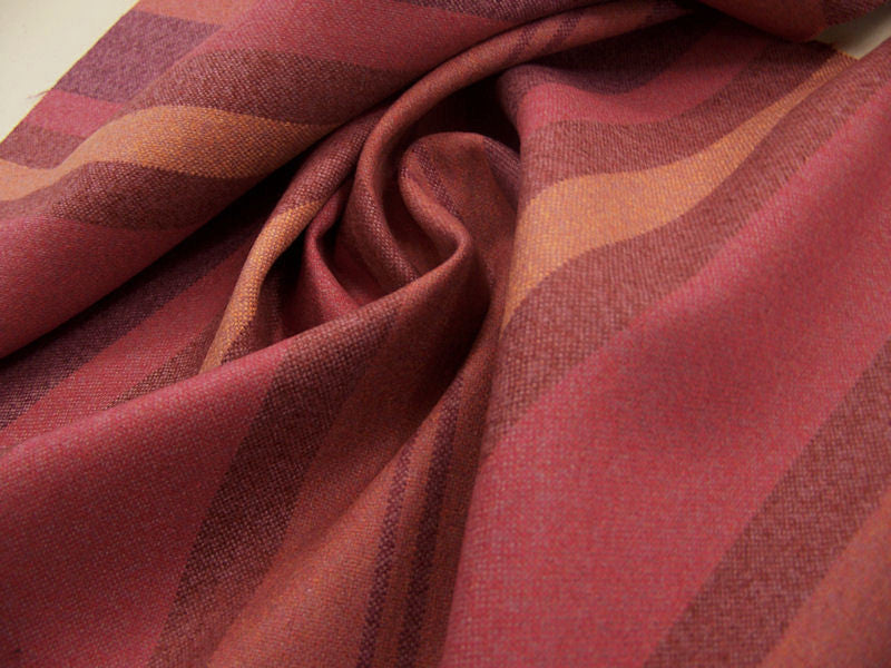 Remnant of Galloway Port Pink & Purple Upholstery Fabric