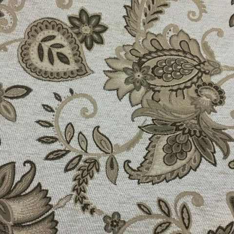 Swavelle Mill Creek Genesee Froth Floral Paisley Beige Upholstery Fabric