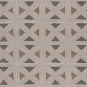 Arc-Com Fabrics Upholstery Fabric Textured Triangles Geostitch Cocoa Toto Fabrics