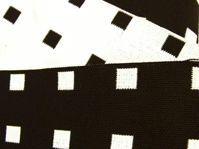 Remnant of Girard Dalmatian Black & White Upholstery Fabric