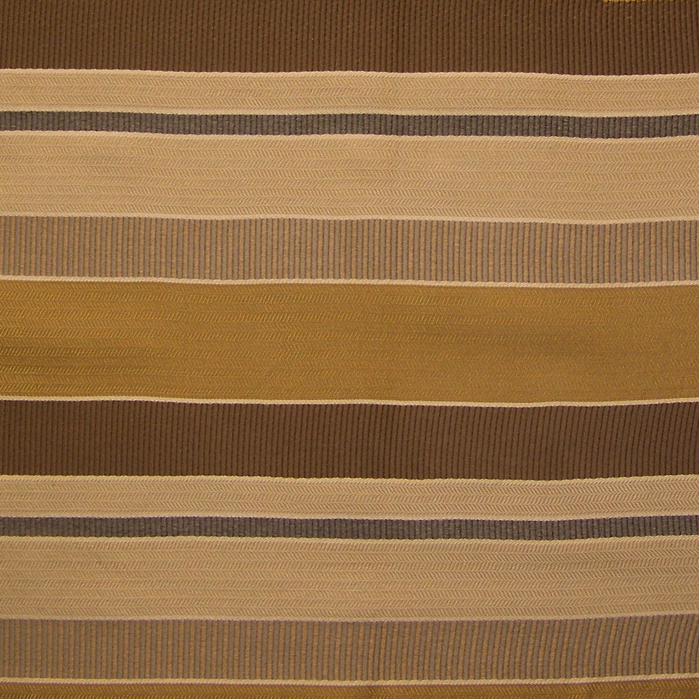 Upholstery Fabric Brown Herringbone Stripe Gobi Gold Dusk Toto Fabrics
