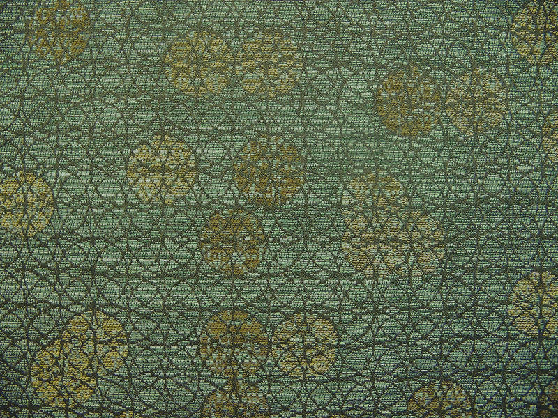 Remnant of Grace Clary Sage Blue & Green Upholstery Fabric