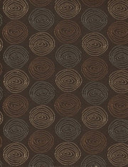 Upholstery Fabric Alternating Swirl Design Gravity Chocolate Toto Fabrics