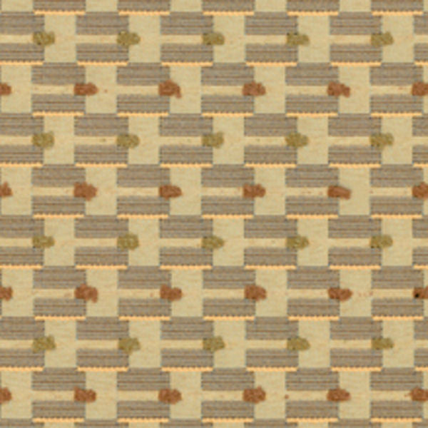 Architex Upholstery Fabric Interlocking Stripe Gravity Peanuts