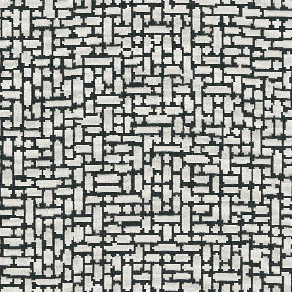Arc-Com Fabrics Upholstery Fabric Stacked Rectangles Great Wall Fog Toto Fabrics