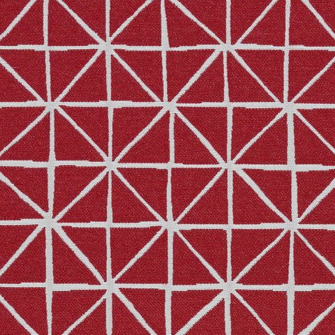 Arc-Com Fabrics Fabric Remnant of Grid Flame Upholstery Fabric